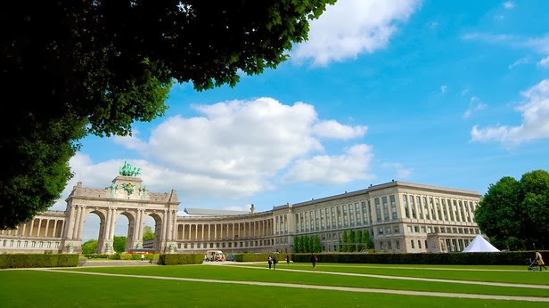 Parque do Cinquentenário em Bruxelas na Bélgica