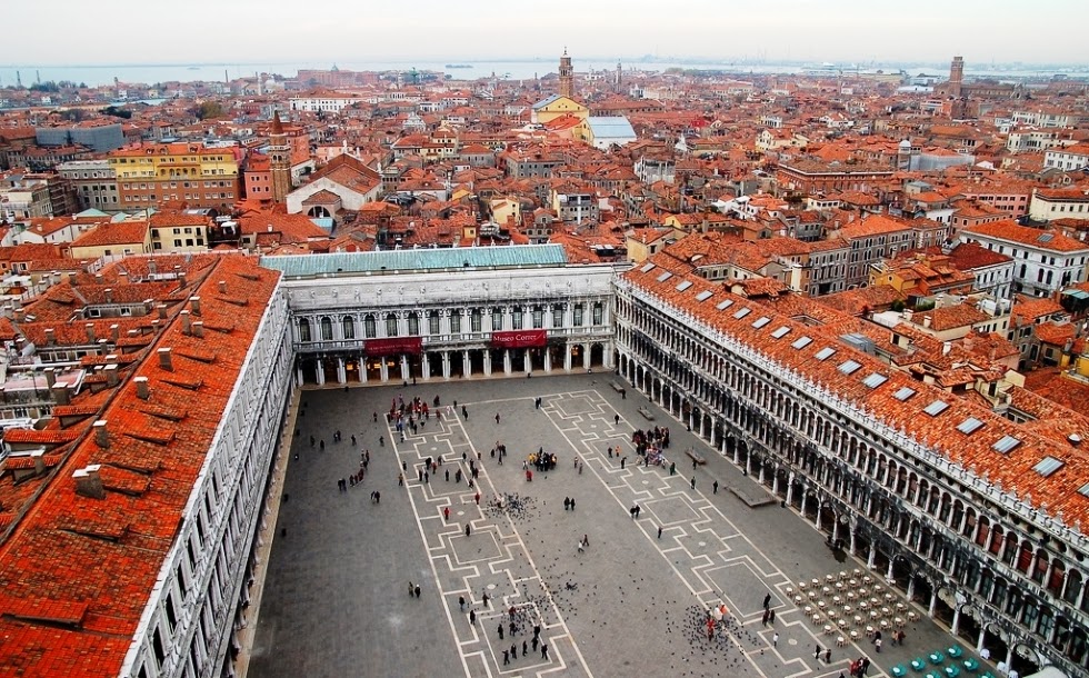 Vista da Torre Campanille di San Marco em Veneza