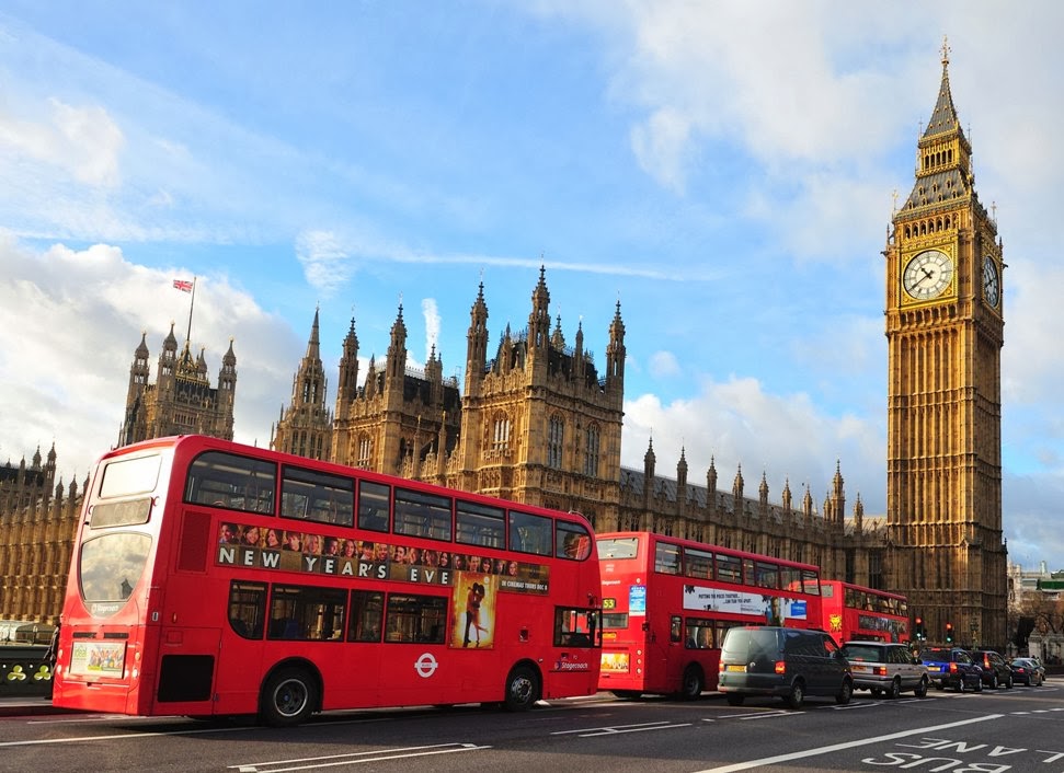 Passeio de ônibus turístico em Londres