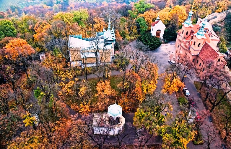 Parque Petrin Hill em Praga