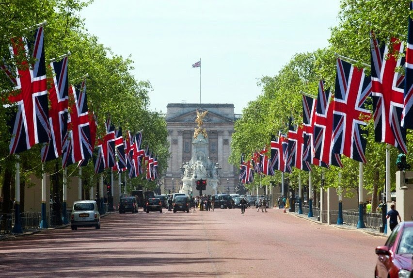 Avenida The Mall em Londres