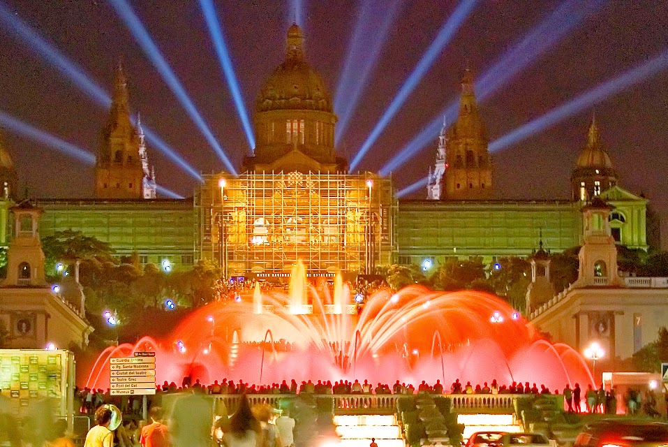 Fonte Mágica de Montjuic em Barcelona