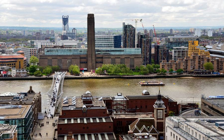 Museu Tate Modern em Londres visto de fora