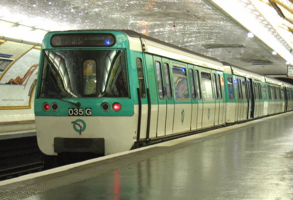 Metrô em Paris