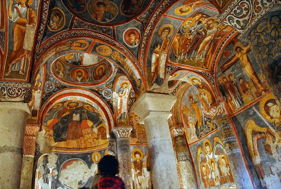 Igreja no Museu a Céu Aberto de Goreme na Capadócia