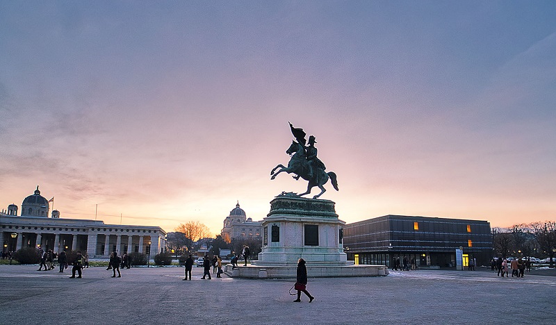 Praça Heldenplatz em Viena | Áustria