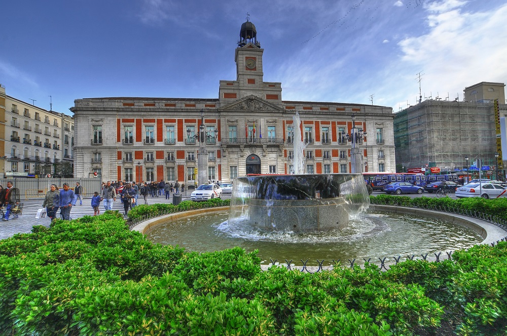 Praça Puerta del Sol de Madri