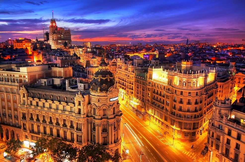 Vista da cidade de Madri