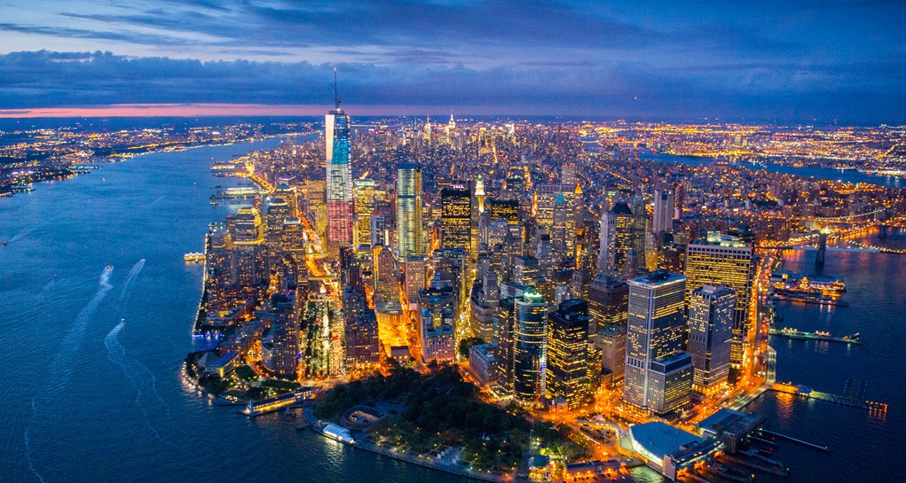 Cidade vista de cima