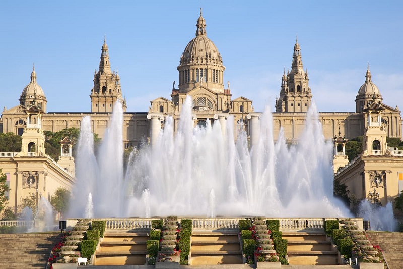 Montjuic em Barcelona