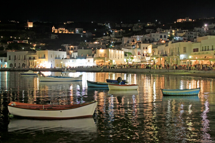 Ilha de Mykonos na Grécia