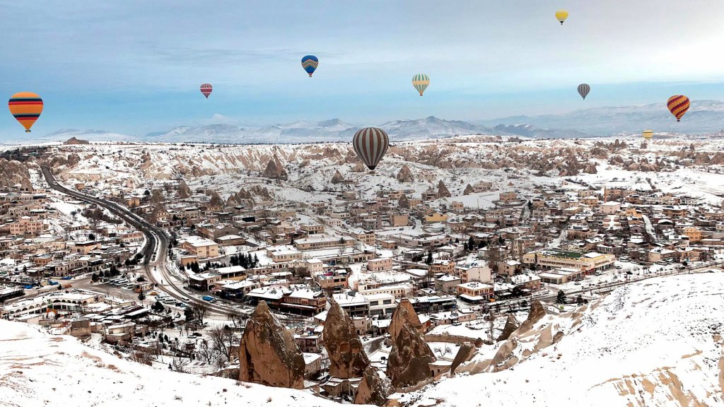 Capadócia no inverno