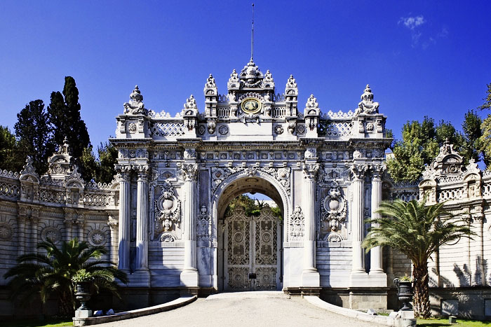 Palácio Dolmabahce em Istambul na Turquia