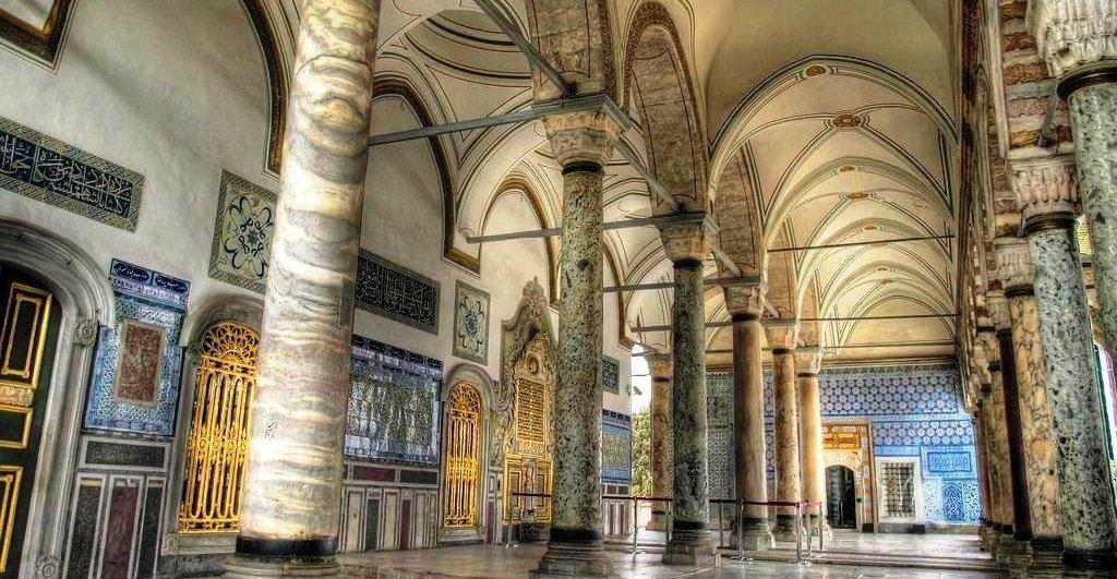 Palácio Topkapi em Istambul na Turquia