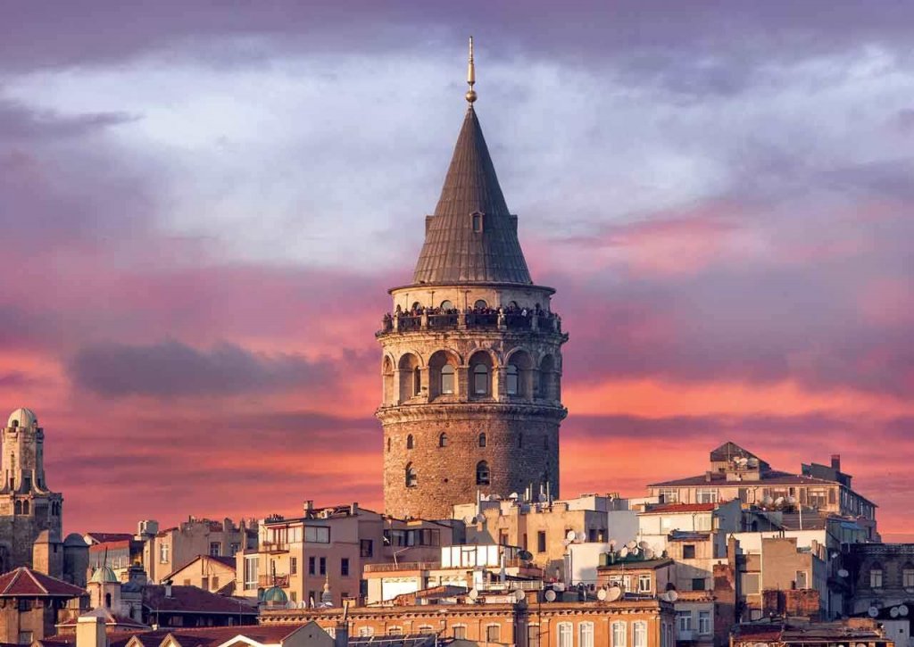 Torre Gálata em Istambul na Turquia