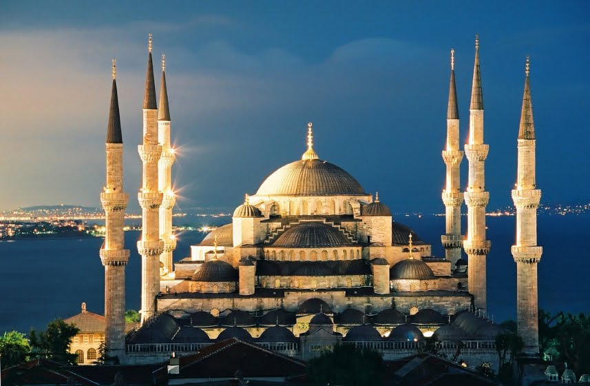 Mesquita Azul no centro histórico de Istambul