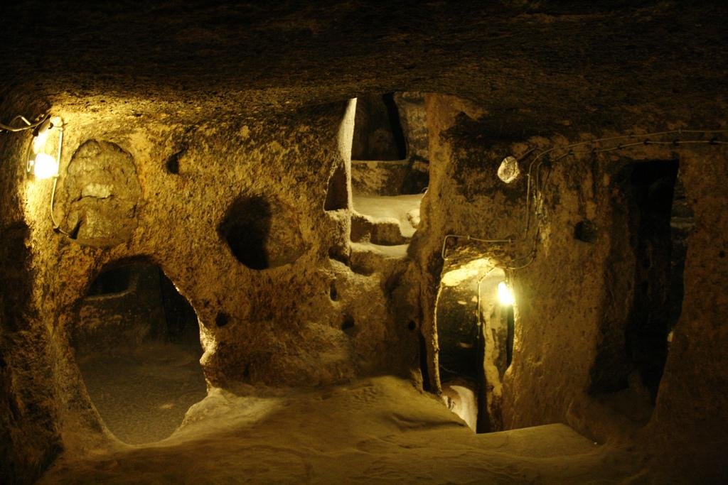 Cidade subterrânea de Derinkuyu na Capadócia